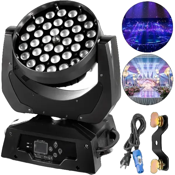 LED otočná hlava Wash/Beam 360W
